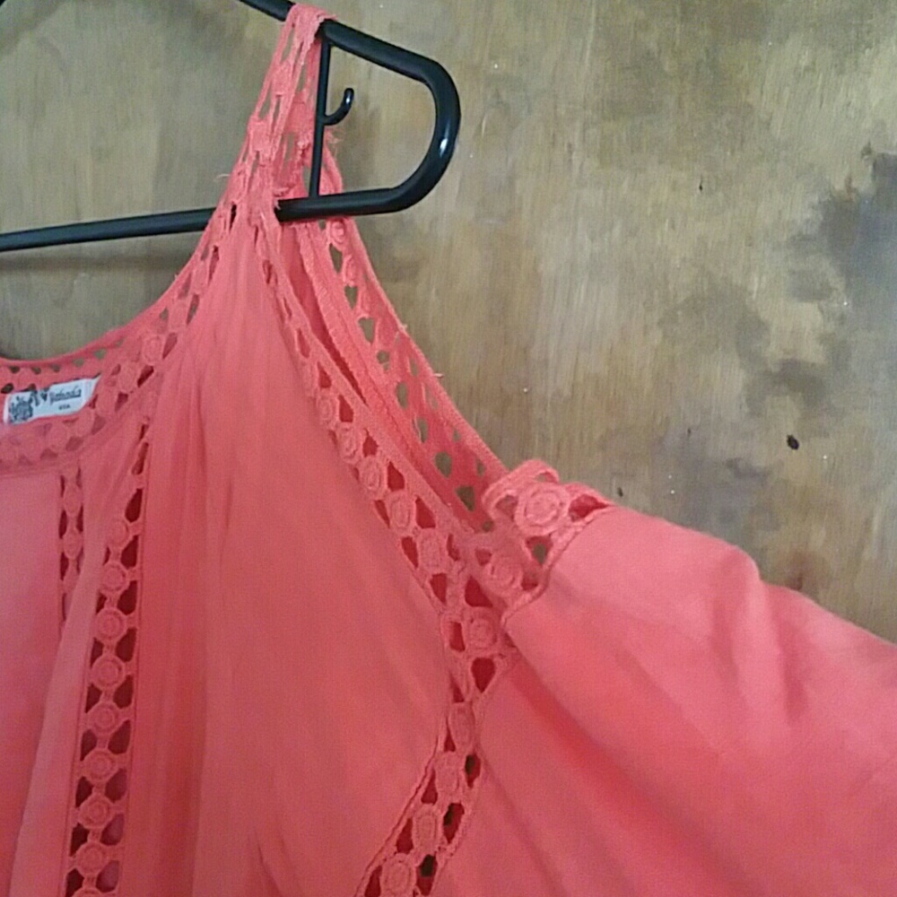 CORAL DRESS - Picture 2 of 5